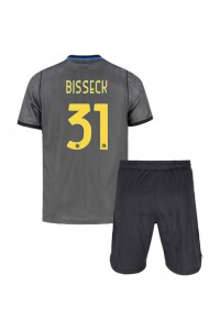 Inter Milan Yann Bisseck #31 Jalkapallovaatteet Lasten Kolmas peliasu 2026-27 Lyhythihainen (+ Lyhyet housut)